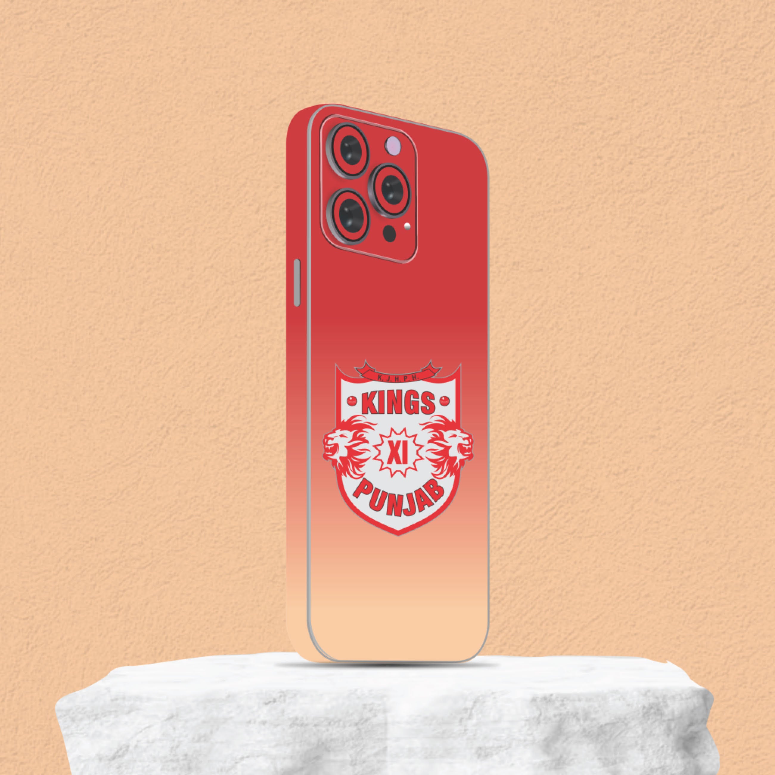 Punjab Kings XI Gradient Mobile Skin